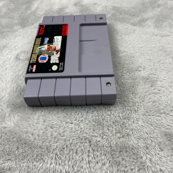 Tecmo Super Bowl Super Nintendo SNES Authentic Original Tested Retro Video Game - Picture 6 of 7